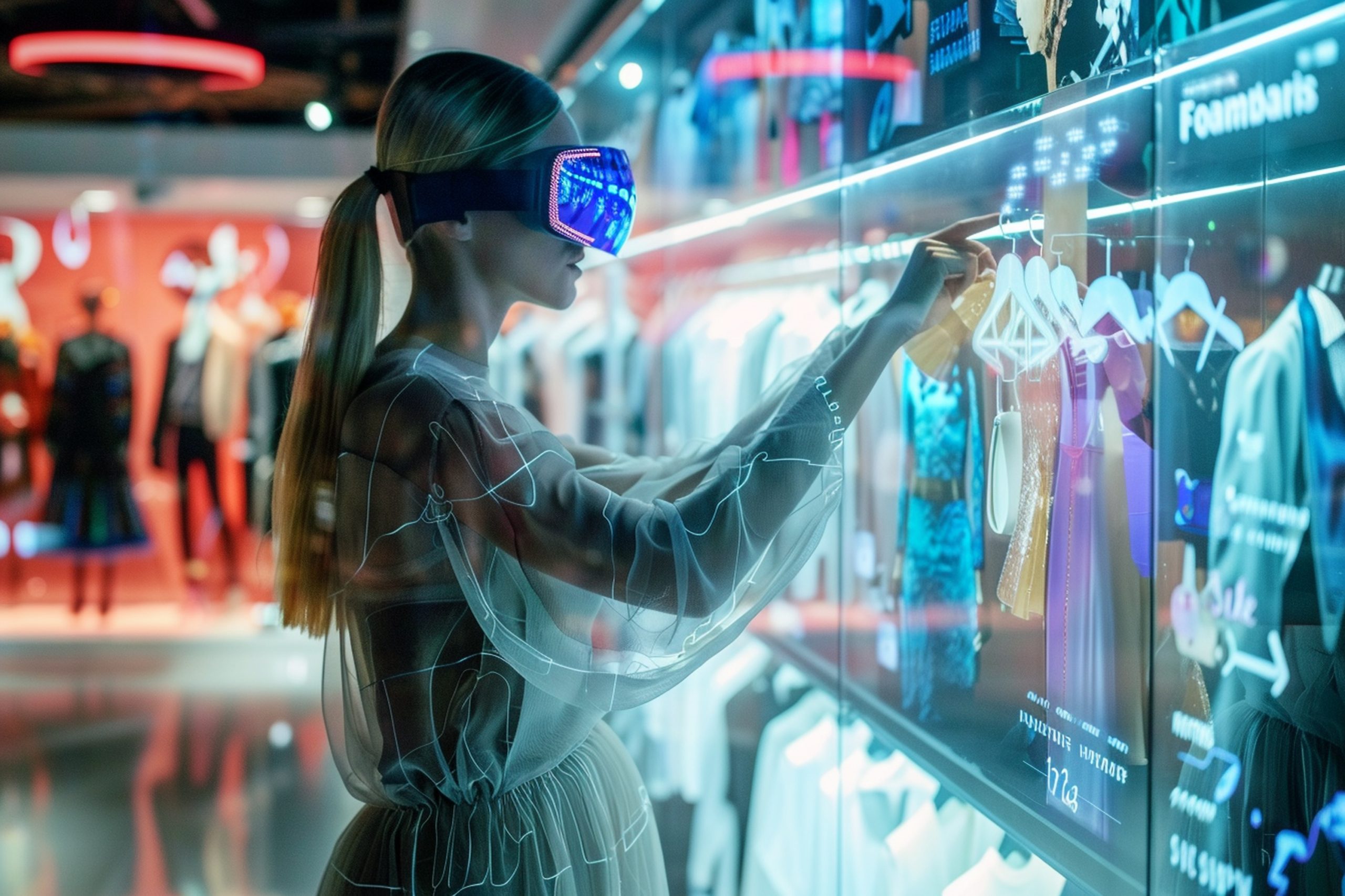 Immerse Yourself Augmented Reality Fashion Shop Generative Ai